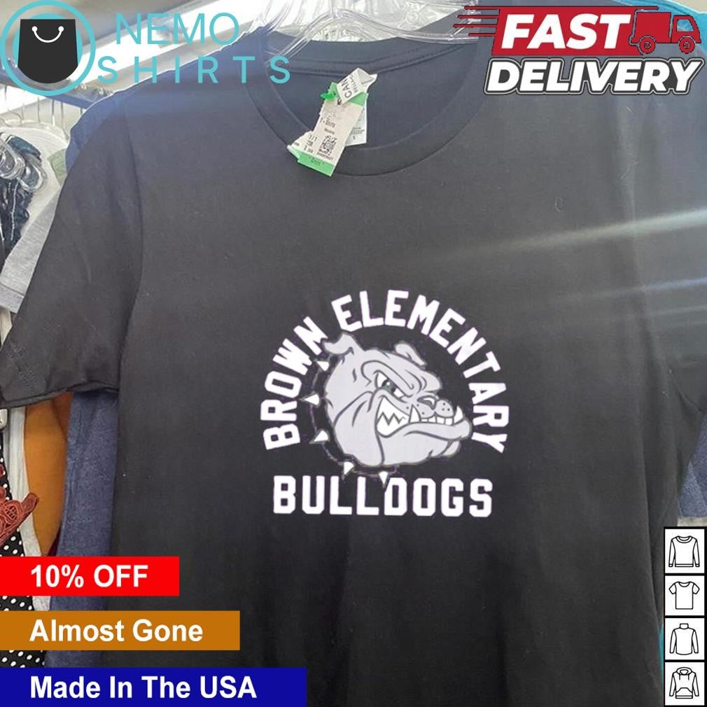 Brown elementary Bulldogs - Adult & Kids T-Shirts, Sweatshirts & Hoodies apparel design preview 5