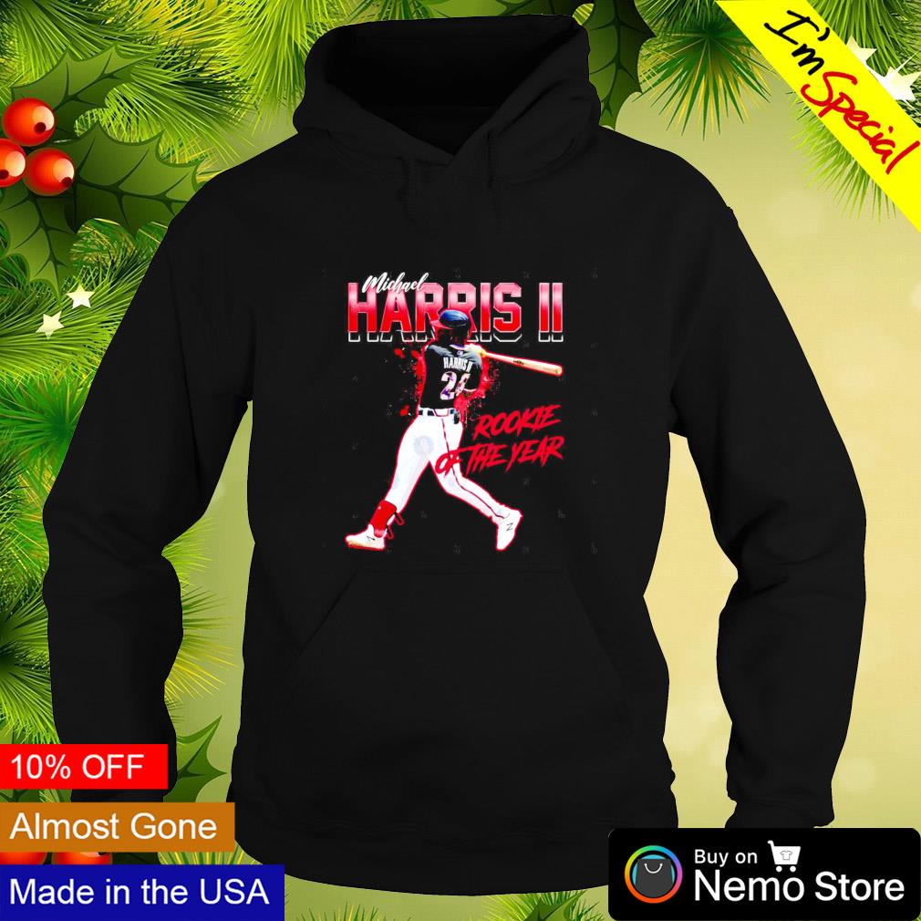 Michael Harris II Atlanta Braves Rookie of the year - Adult & Kids T-Shirts, Sweatshirts & Hoodies apparel design preview 2