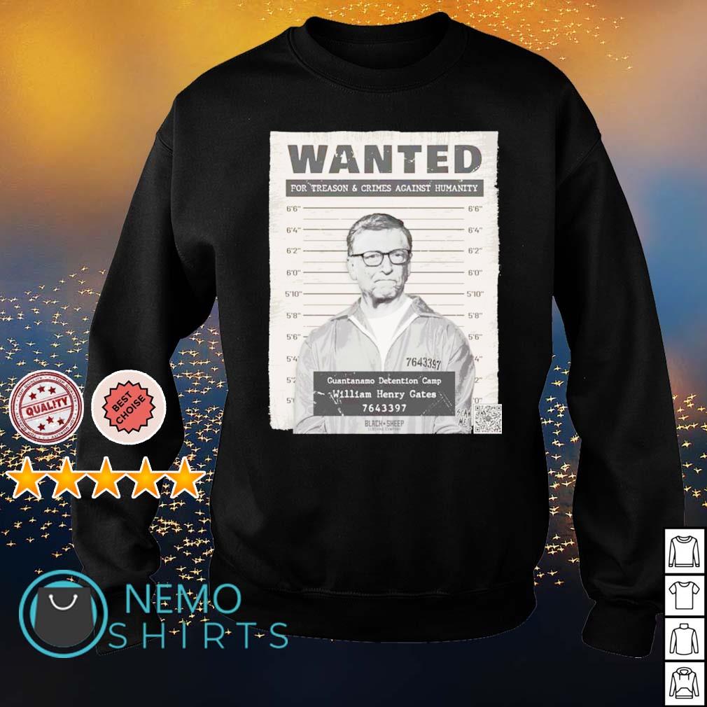 Wanted for treason and crimes against humanity Bill - Adult & Kids T-Shirts, Sweatshirts & Hoodies apparel design preview 4