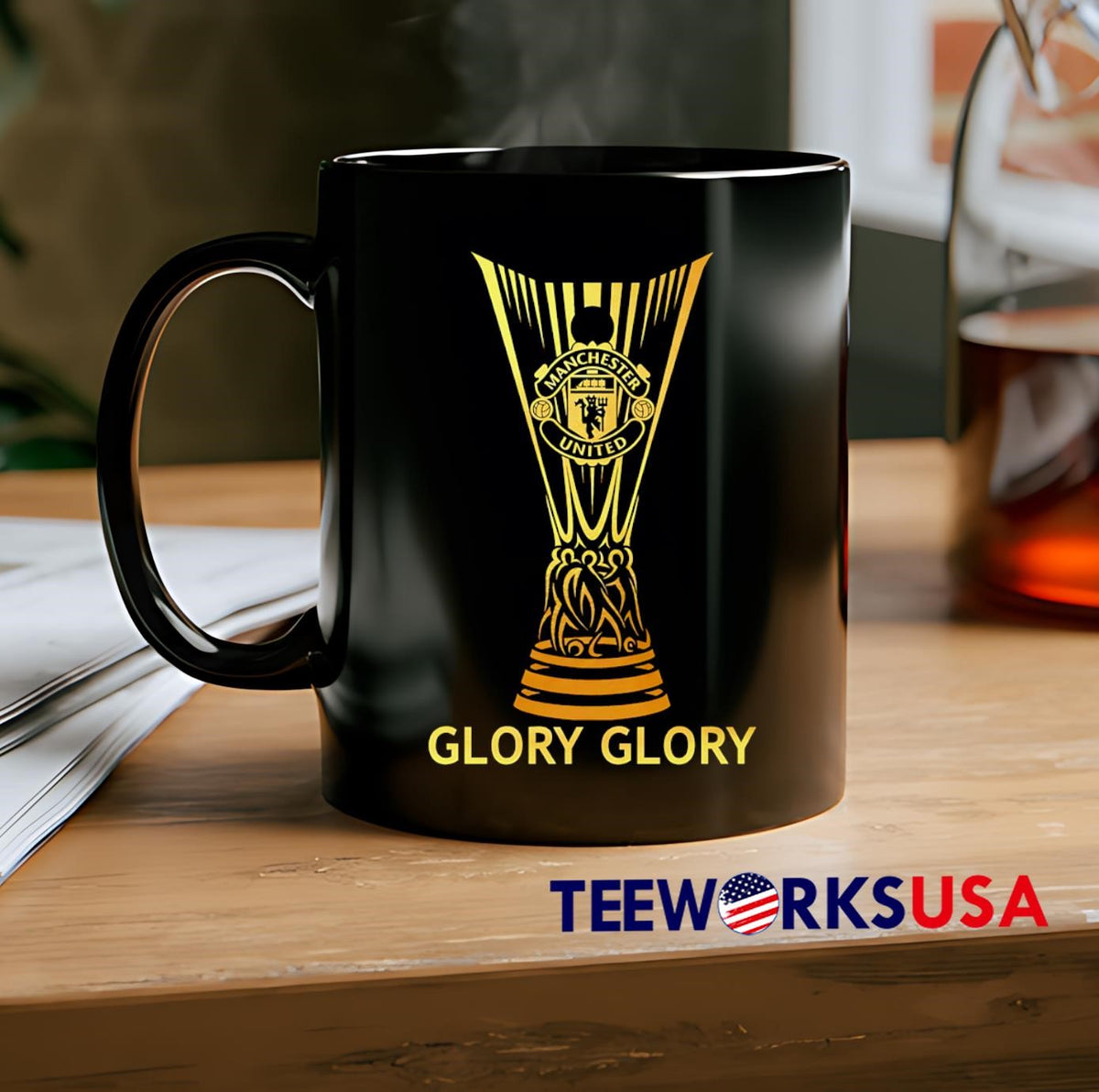 Manchester United Cup Glory - Adult & Kids T-Shirts, Sweatshirts & Hoodies apparel design preview 2