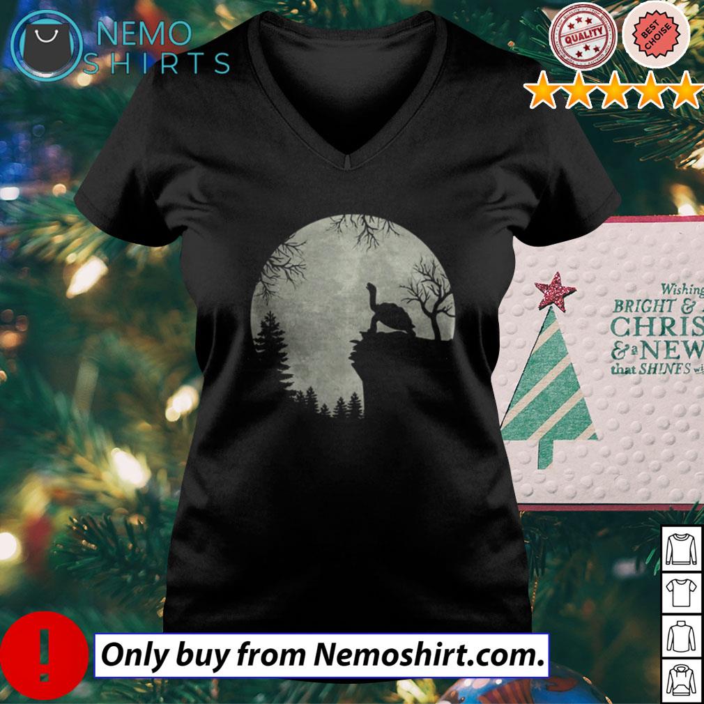 Howling turtle the moon - Adult & Kids T-Shirts, Sweatshirts & Hoodies apparel design preview 5
