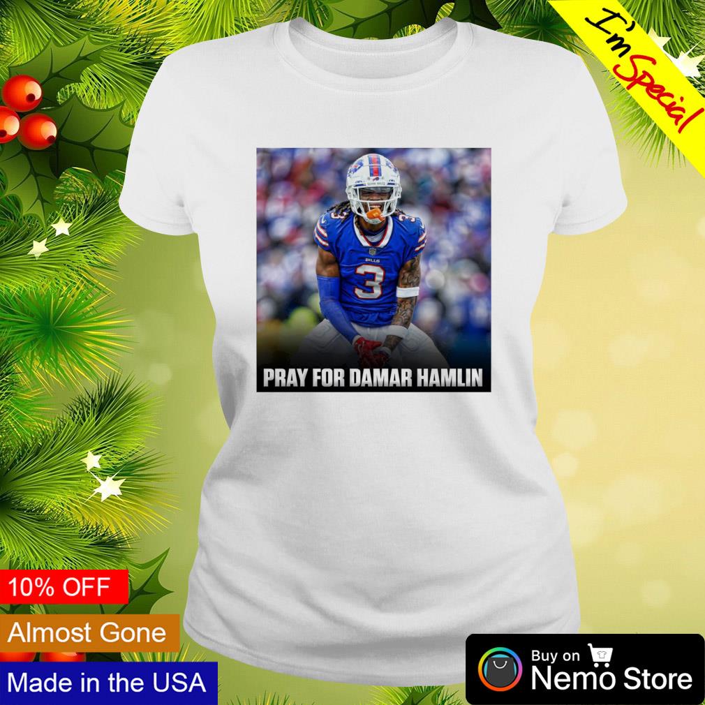 Pray for Damar Hamlin Buffalo Bills - Adult & Kids T-Shirts, Sweatshirts & Hoodies apparel design preview 3