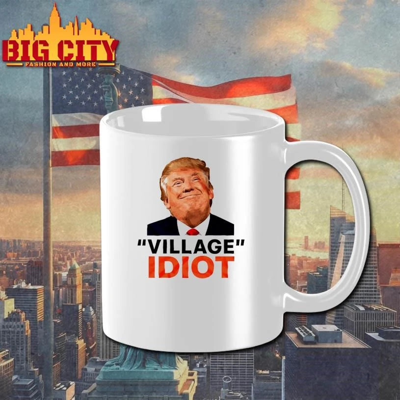 Trump Village Idiot Funny Political Humor - Adult & Kids T-Shirts, Sweatshirts & Hoodies apparel design preview 3