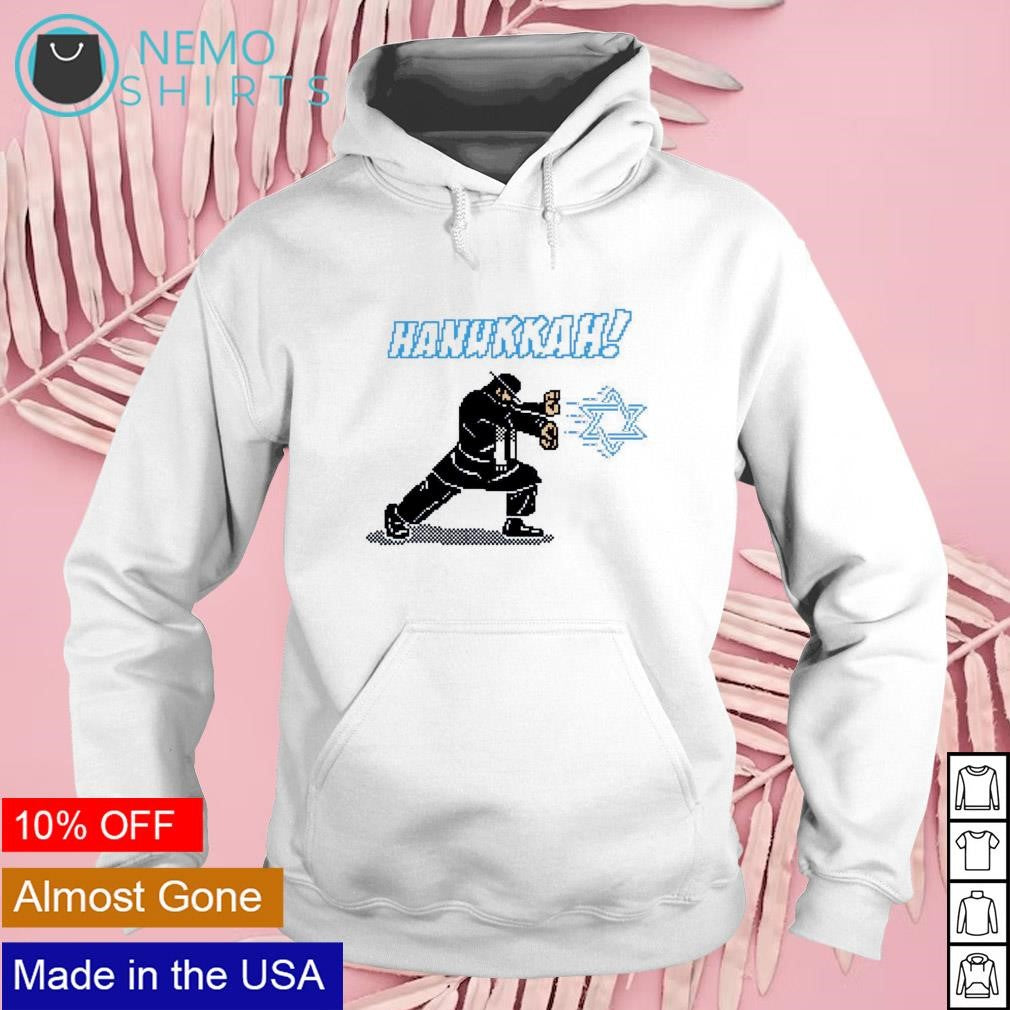 Hanukkah Ryu Hadoken - Adult & Kids T-Shirts, Sweatshirts & Hoodies apparel design preview 2
