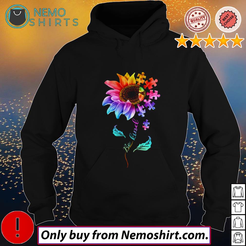 Be Kind flower Autism Awareness - Adult & Kids T-Shirts, Sweatshirts & Hoodies apparel design preview 3
