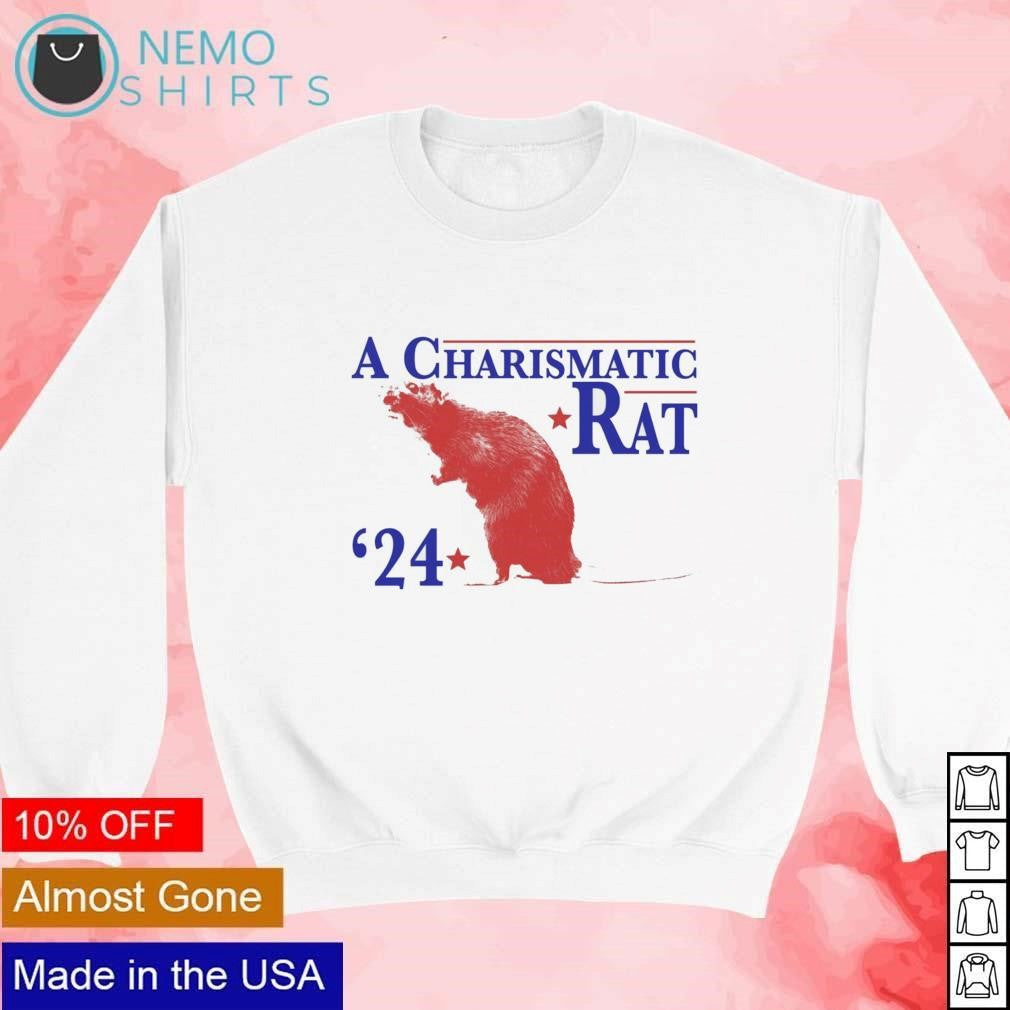A charismatic rat 2024 - Adult & Kids T-Shirts, Sweatshirts & Hoodies apparel design preview 4