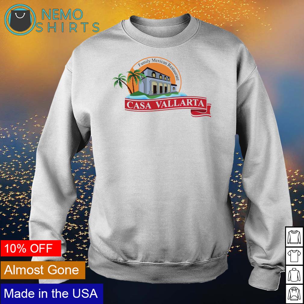 Casa Vallarta Mexican food - Adult & Kids T-Shirts, Sweatshirts & Hoodies apparel design preview 4