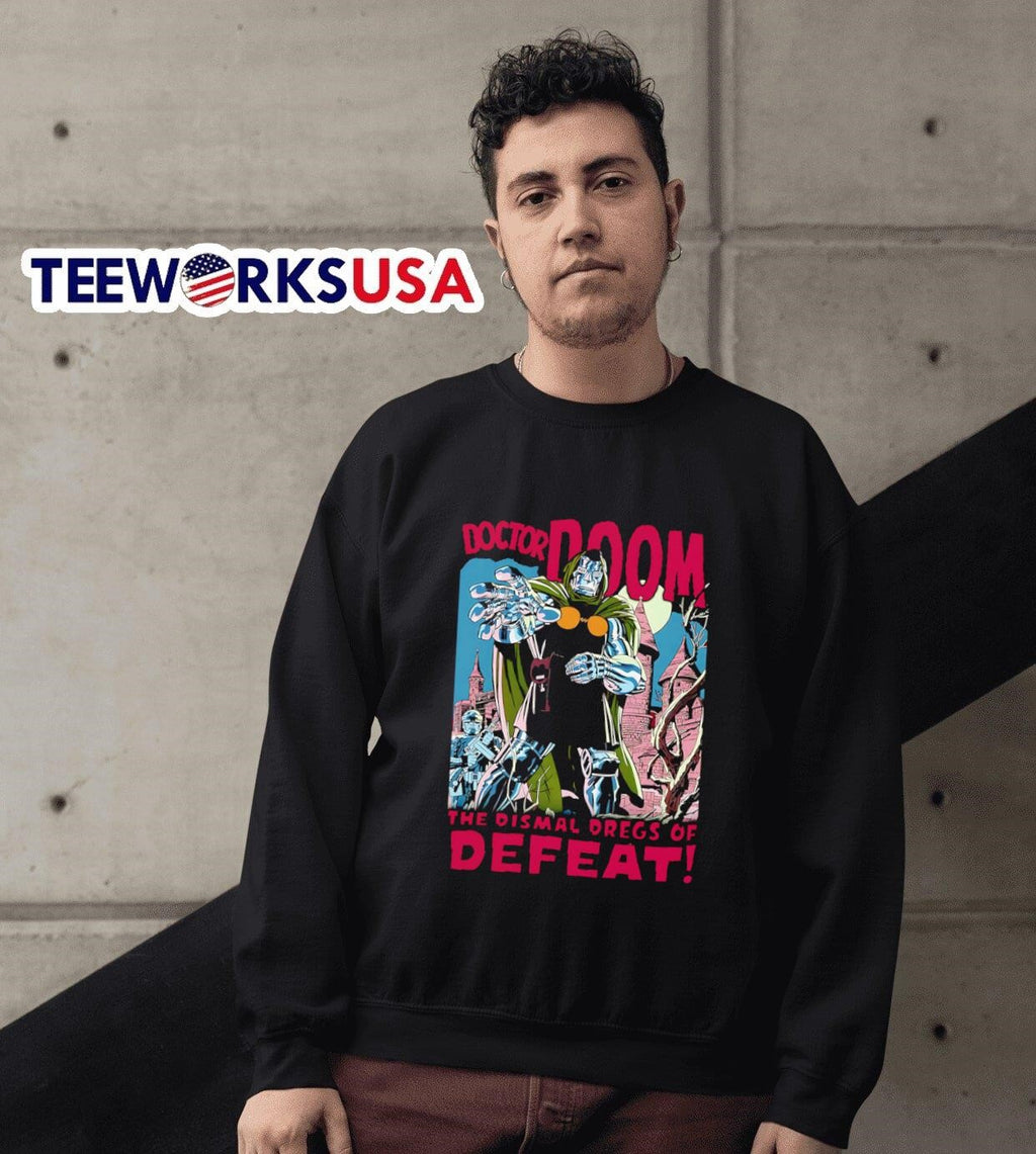 Doctor Doom the dismal dregs of defeat - Adult & Kids T-Shirts, Sweatshirts & Hoodies apparel design preview 6
