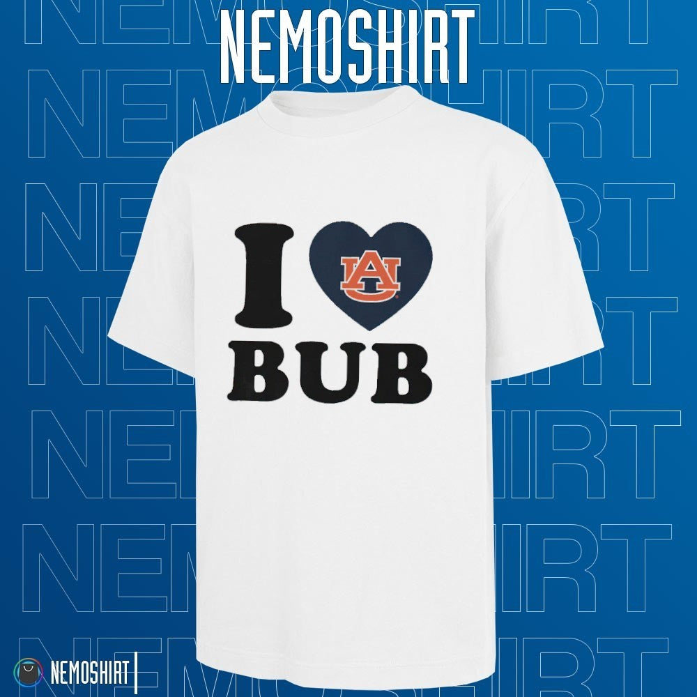I heart Bub Terrell Auburn Tigers - Adult & Kids T-Shirts, Sweatshirts & Hoodies product image 1