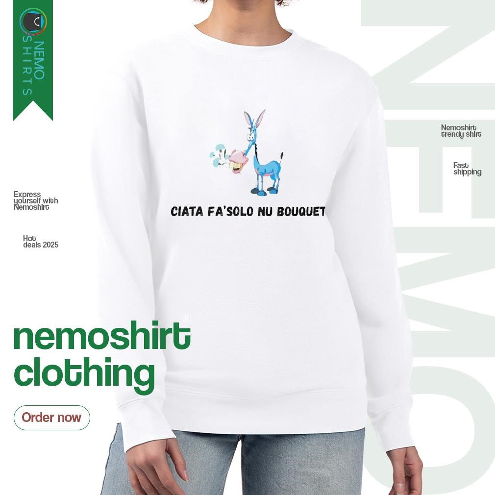 Ciata fa'solo nu bouquet SSC Napoli donkey - Adult & Kids T-Shirts, Sweatshirts & Hoodies apparel design preview 4