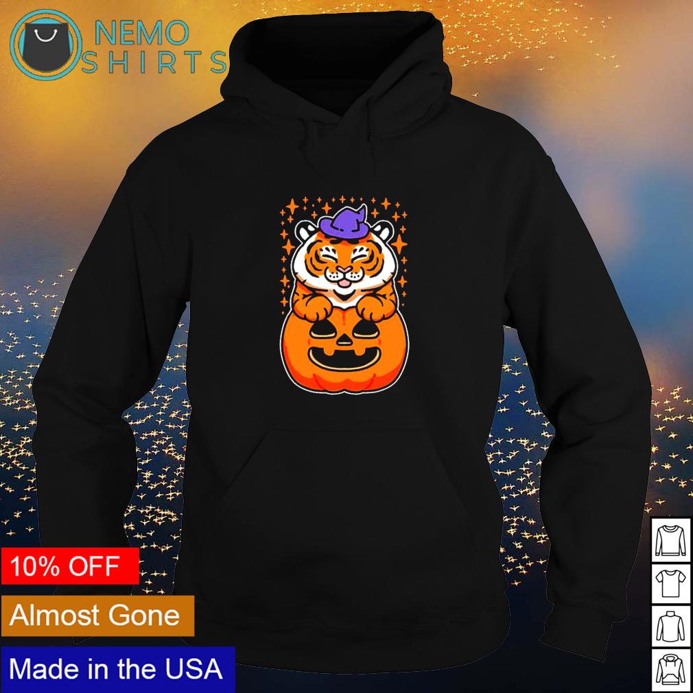Witch tiger happy Halloween - Adult & Kids T-Shirts, Sweatshirts & Hoodies apparel design preview 2