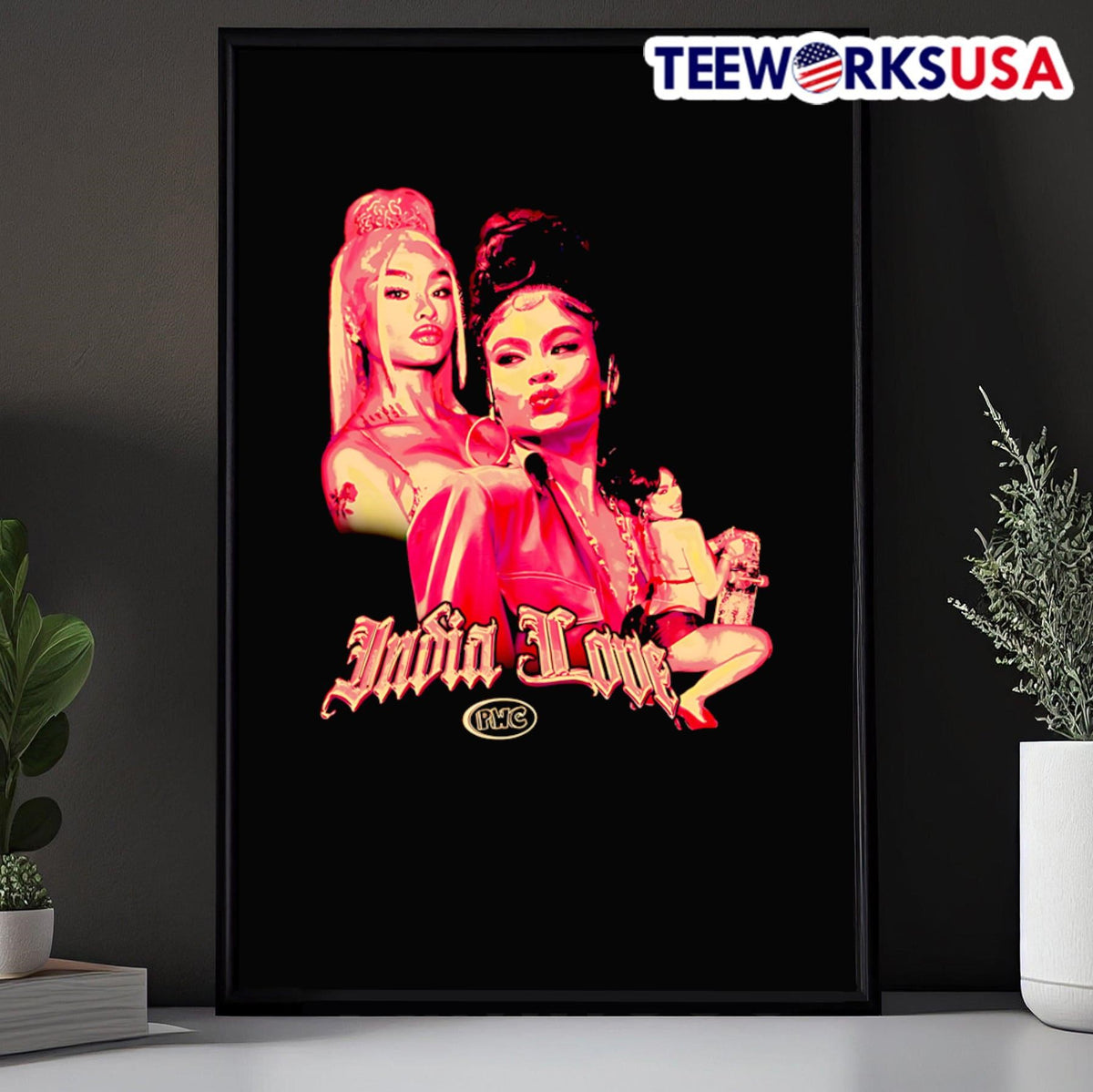 India Love Celebrity graphic - Adult & Kids T-Shirts, Sweatshirts & Hoodies apparel design preview 5