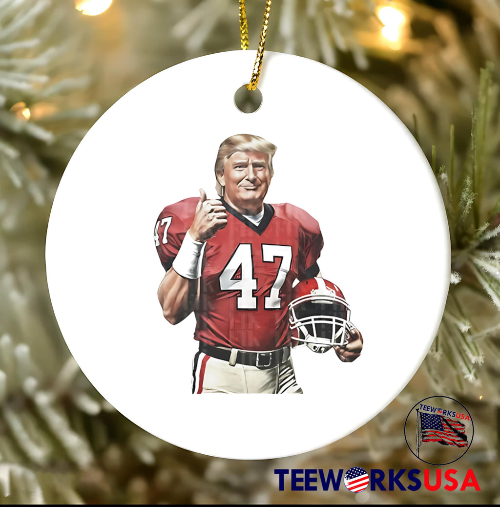 Bulldogs Donald Trump Football - Adult & Kids T-Shirts, Sweatshirts & Hoodies apparel design preview 3