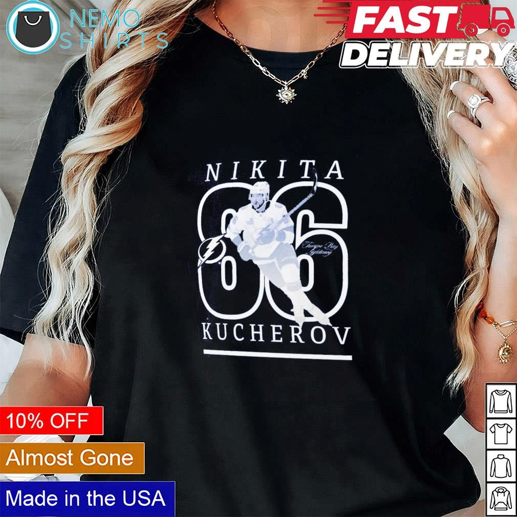 Nikita Kucherov Tampa Bay Lightning player show - Adult & Kids T-Shirts, Sweatshirts & Hoodies apparel design preview 1