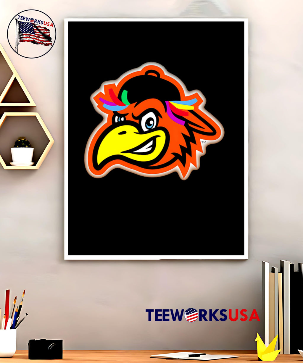 Delmarva Shorebirds logo - Adult & Kids T-Shirts, Sweatshirts & Hoodies apparel design preview 5