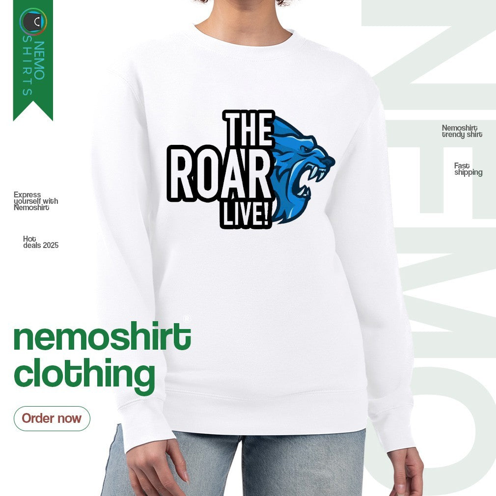 The roar live Detroit Lions - Adult & Kids T-Shirts, Sweatshirts & Hoodies apparel design preview 4