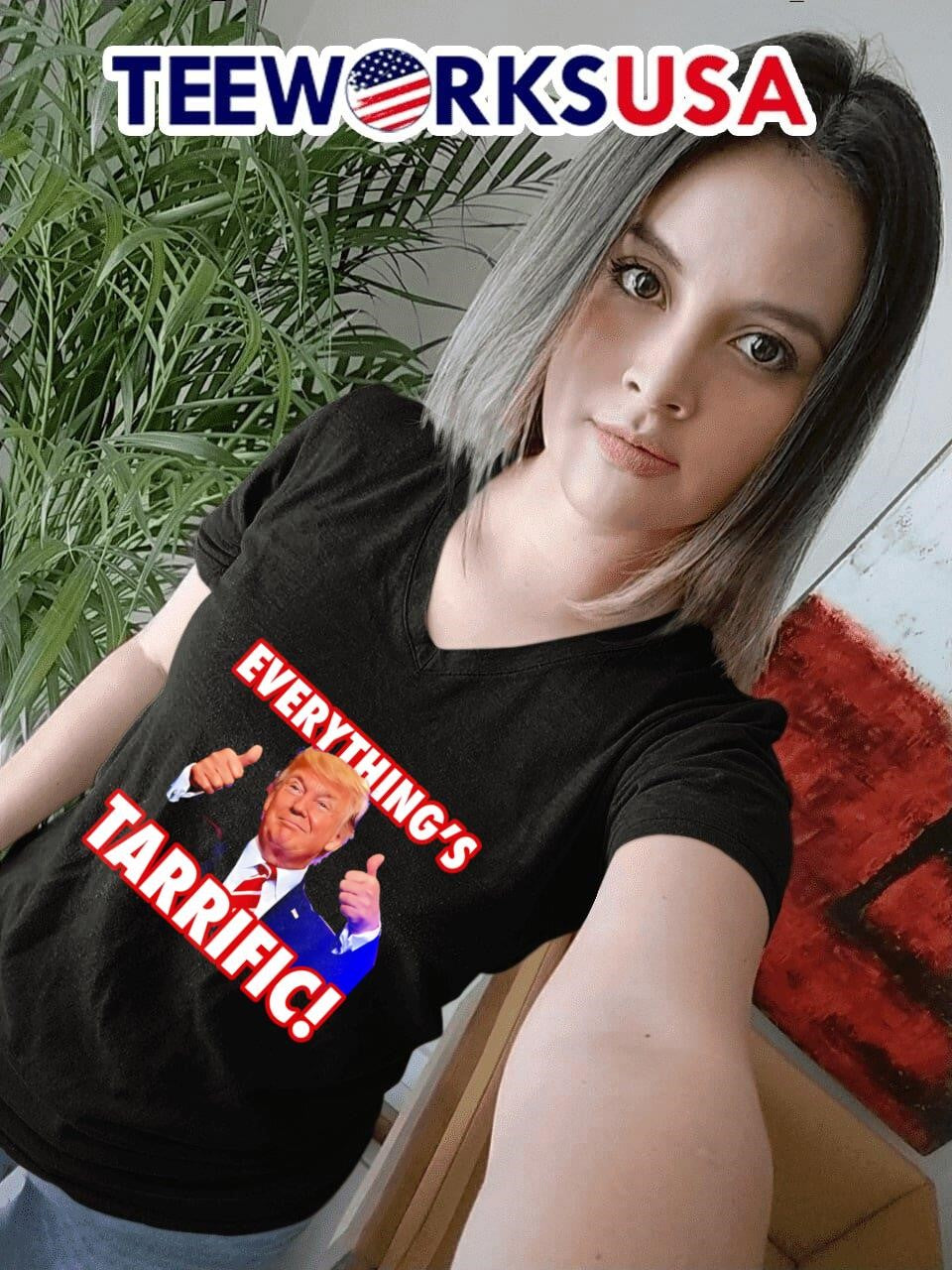 Everything's Tarrific Trump - Adult & Kids T-Shirts, Sweatshirts & Hoodies apparel design preview 7