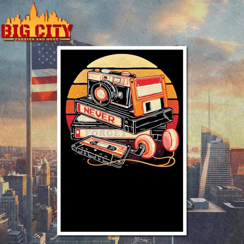 Never Forget The Classics vintage - Adult & Kids T-Shirts, Sweatshirts & Hoodies apparel design preview 4