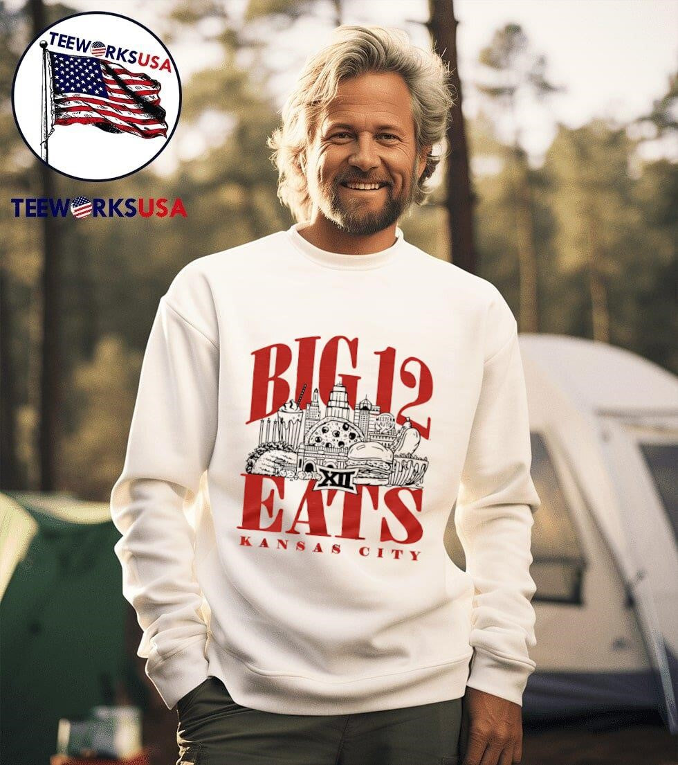 Big 12 Eats Kansas City - Adult & Kids T-Shirts, Sweatshirts & Hoodies apparel design preview 3