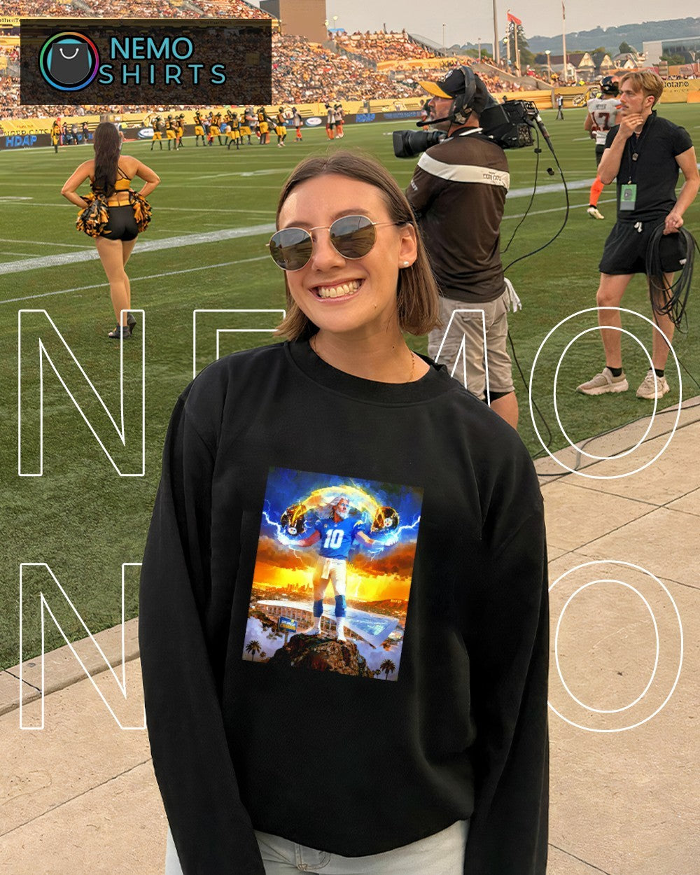 Feel the thunder Los Angeles Chargers vs Pittsburgh - Adult & Kids T-Shirts, Sweatshirts & Hoodies apparel design preview 6