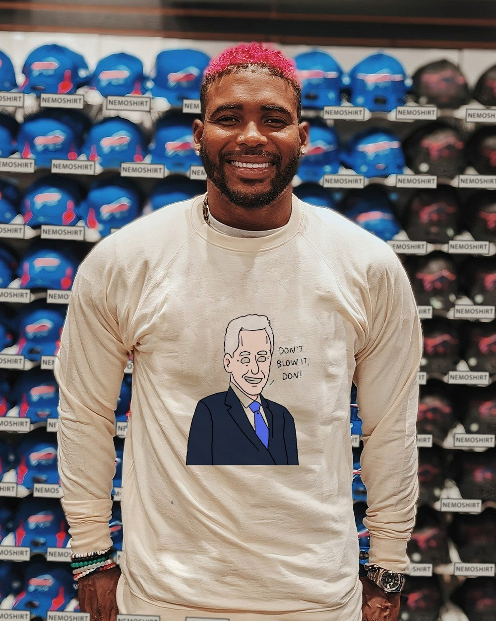 Bill Clinton don't blow it Don - Adult & Kids T-Shirts, Sweatshirts & Hoodies apparel design preview 2