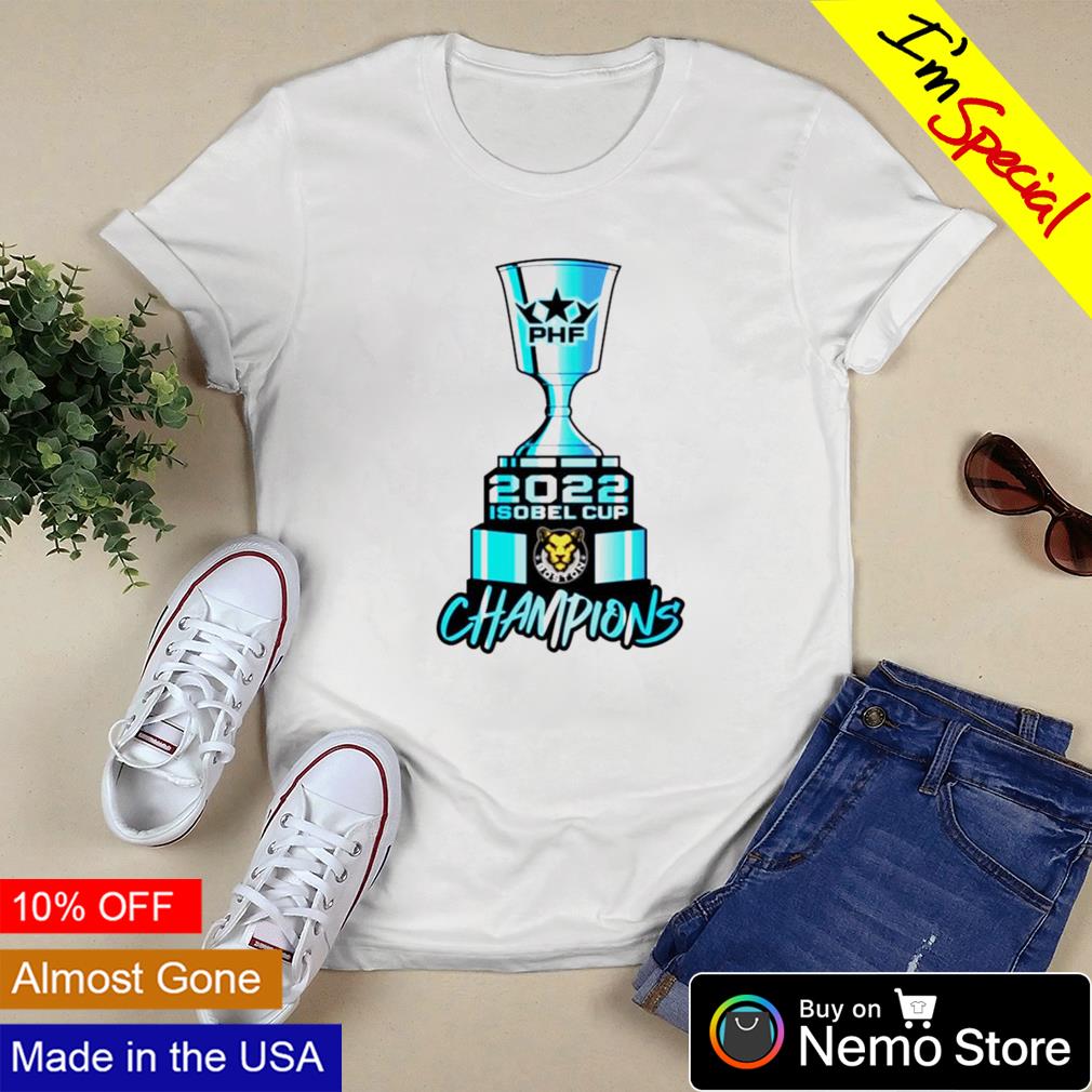 PHF 2022 Isobel Cup Champions - Adult & Kids T-Shirts, Sweatshirts & Hoodies apparel design preview 3