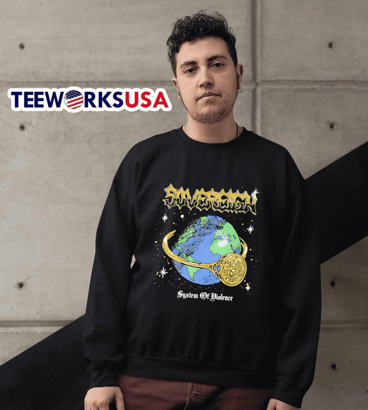 Sovereign System Of Violence - Adult & Kids T-Shirts, Sweatshirts & Hoodies apparel design preview 6