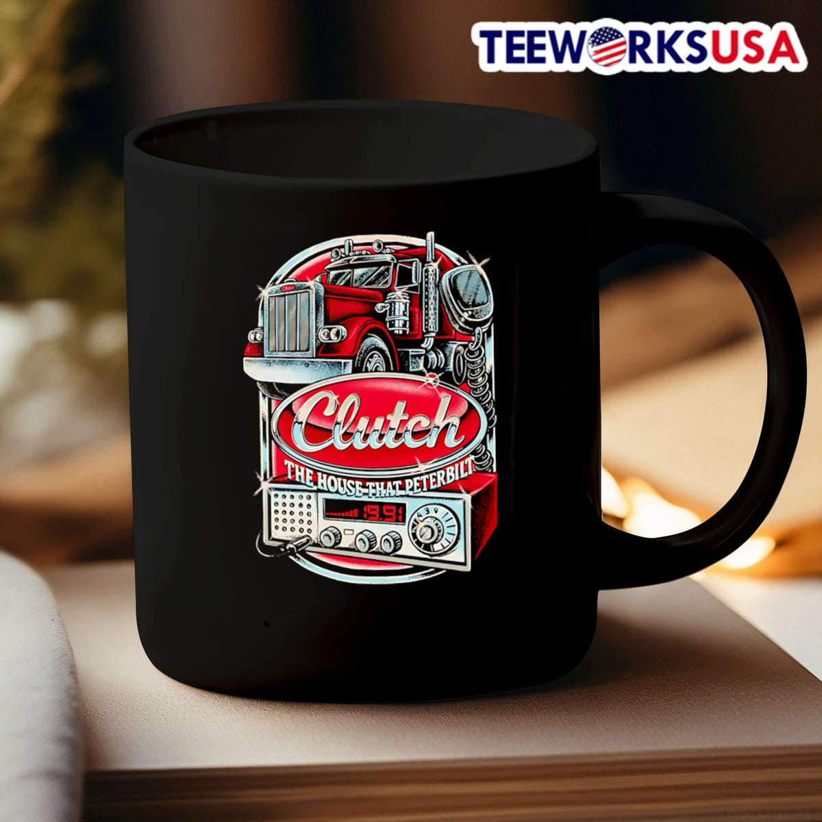 Clutch The House That Peterbilt - Adult & Kids T-Shirts, Sweatshirts & Hoodies apparel design preview 3