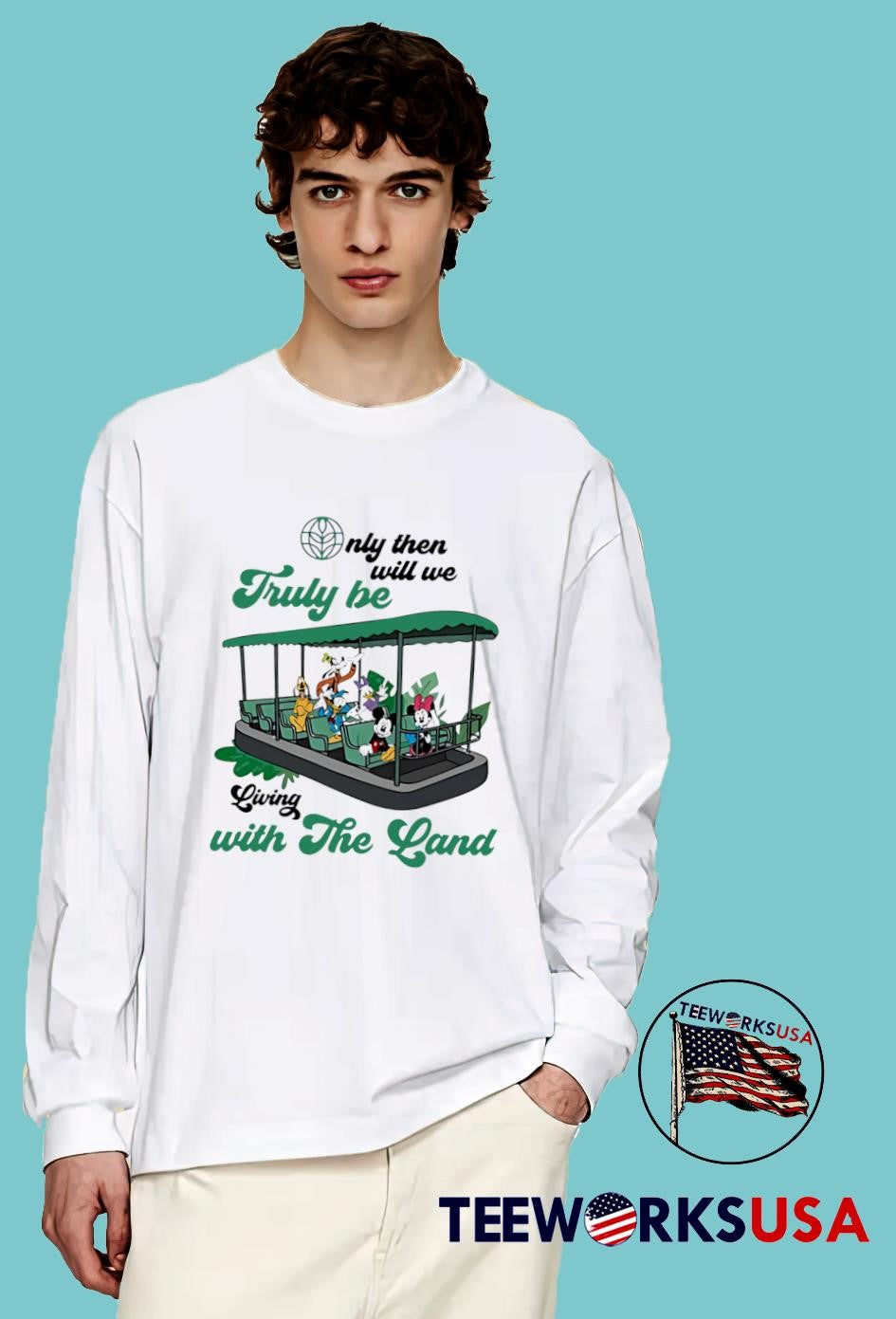 Mickey Mouse Only Then Will We Truly Be Living With - Adult & Kids T-Shirts, Sweatshirts & Hoodies apparel design preview 4