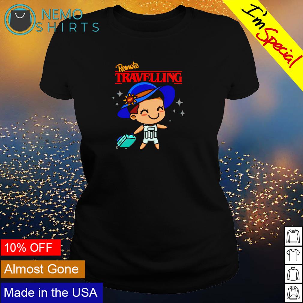 Stranger Things remote travelling - Adult & Kids T-Shirts, Sweatshirts & Hoodies apparel design preview 3