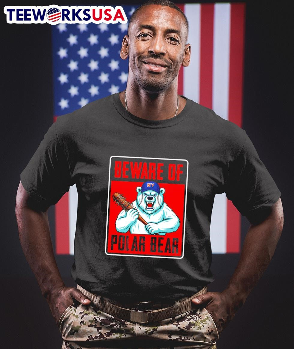 Beware of Polar bear - Adult & Kids T-Shirts, Sweatshirts & Hoodies apparel design preview 1