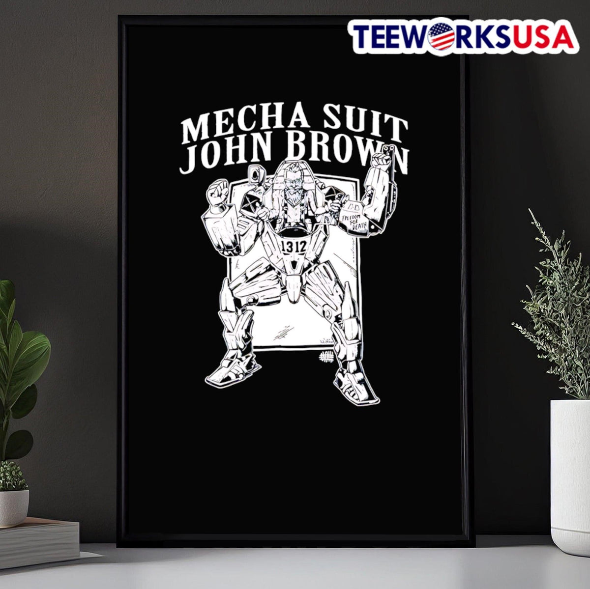 Mecha Suit John Brown - Adult & Kids T-Shirts, Sweatshirts & Hoodies apparel design preview 5