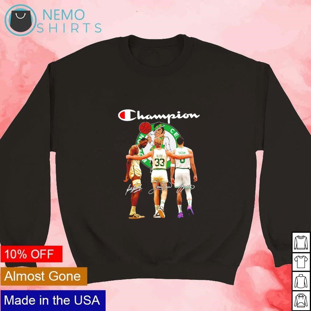 Champions Boston Celtics Bill Russell Larry Bird and - Adult & Kids T-Shirts, Sweatshirts & Hoodies apparel design preview 4