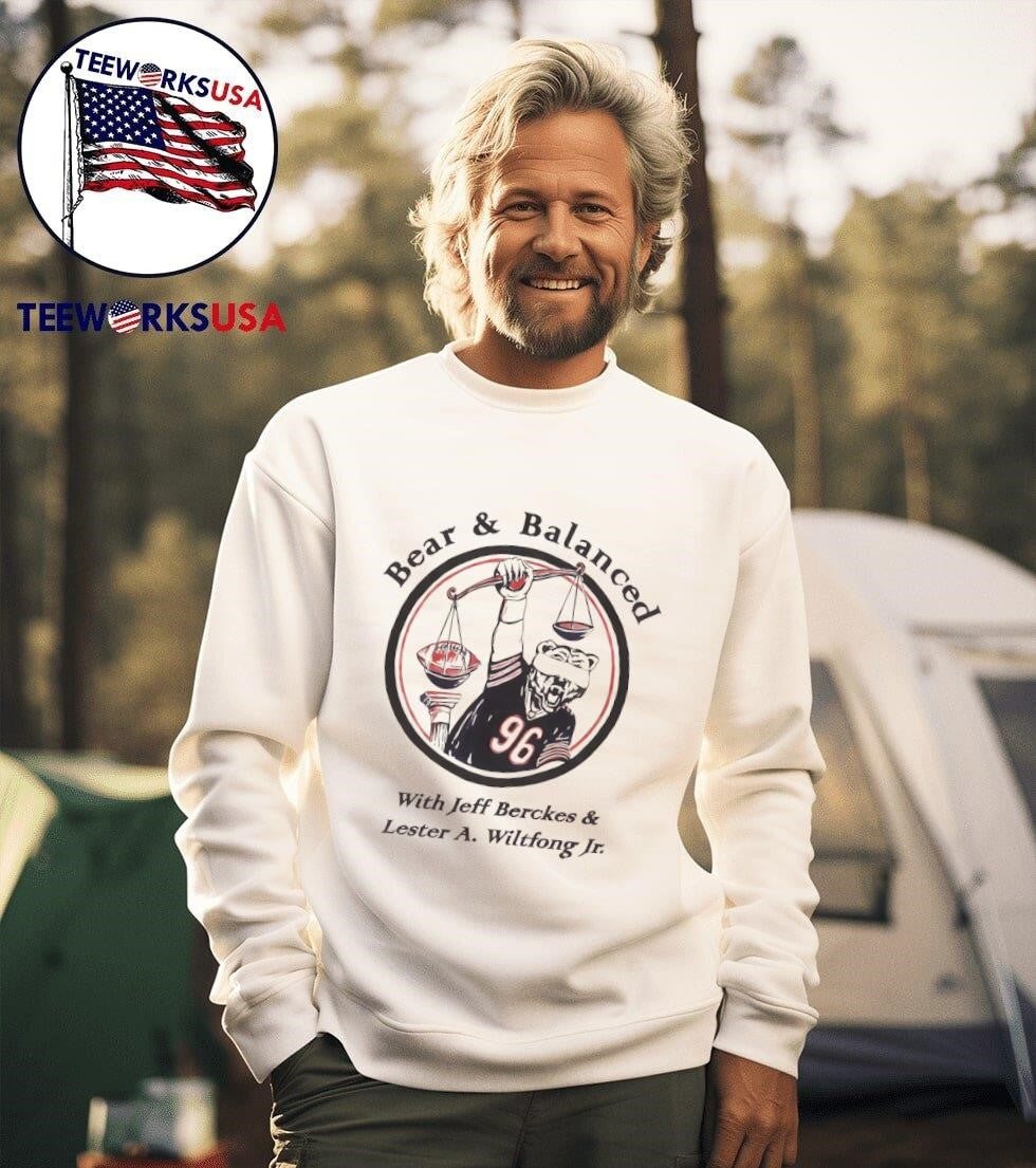 Bear and balanced with Jeff Berckes Lester A Wiltfong - Adult & Kids T-Shirts, Sweatshirts & Hoodies apparel design preview 3