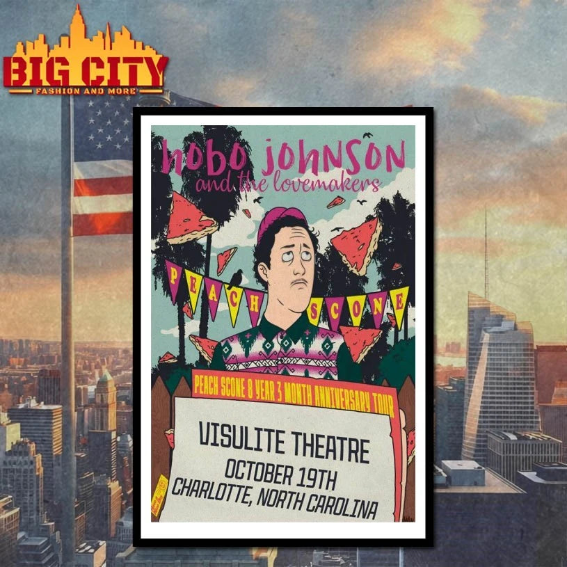 Hobo Johnson Oct 19 2025 Visulite Theatre In - Adult & Kids T-Shirts, Sweatshirts & Hoodies apparel design preview 4