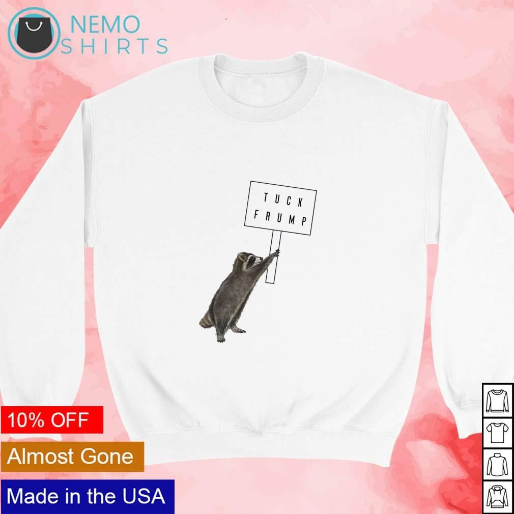 Tuck Frump raccoon - Adult & Kids T-Shirts, Sweatshirts & Hoodies apparel design preview 3