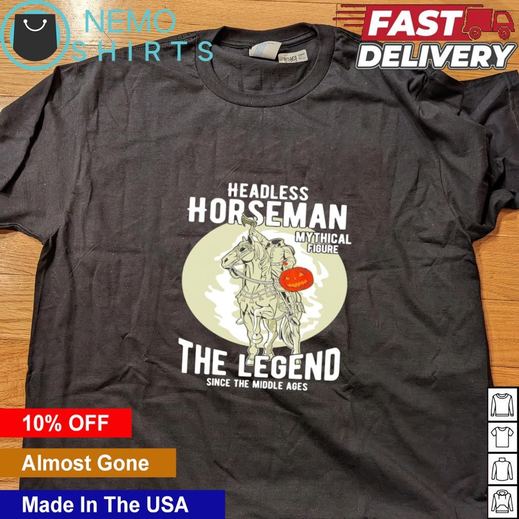 Headless horseman the legend mythical figure - Adult & Kids T-Shirts, Sweatshirts & Hoodies apparel design preview 4