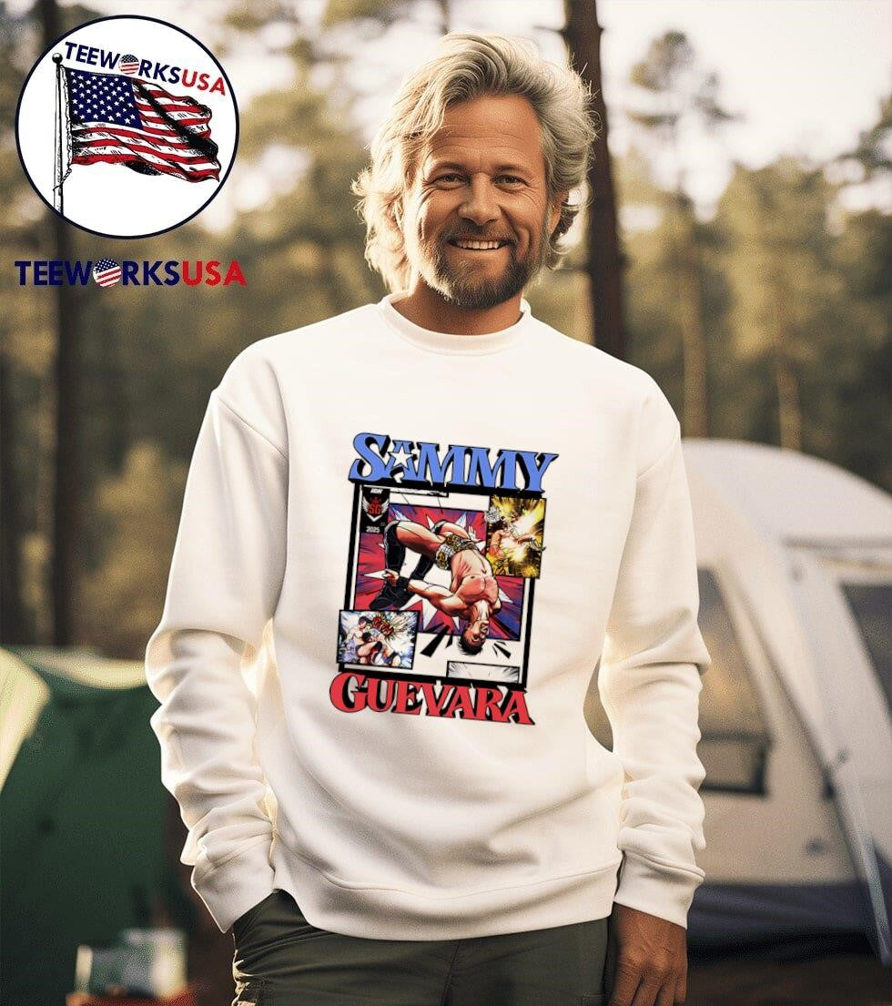 Sammy Guevara comic graphic - Adult & Kids T-Shirts, Sweatshirts & Hoodies apparel design preview 3