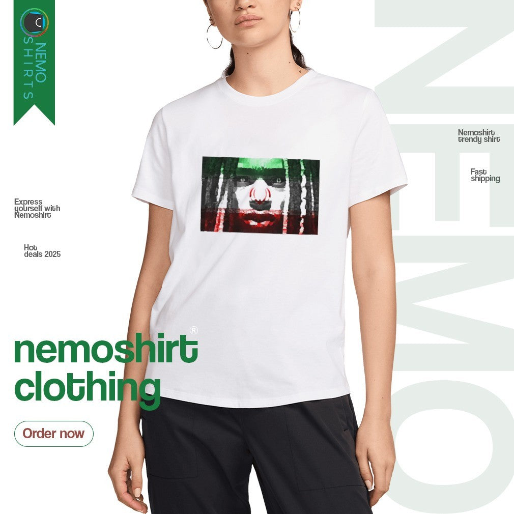 King Von Iran flag - Adult & Kids T-Shirts, Sweatshirts & Hoodies apparel design preview 3