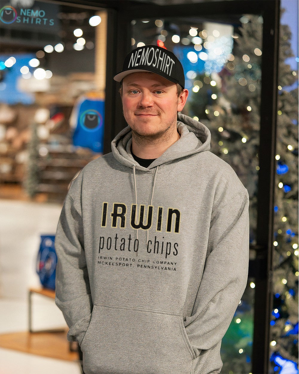 Irwin potato chips McKeesports PA - Adult & Kids T-Shirts, Sweatshirts & Hoodies apparel design preview 3