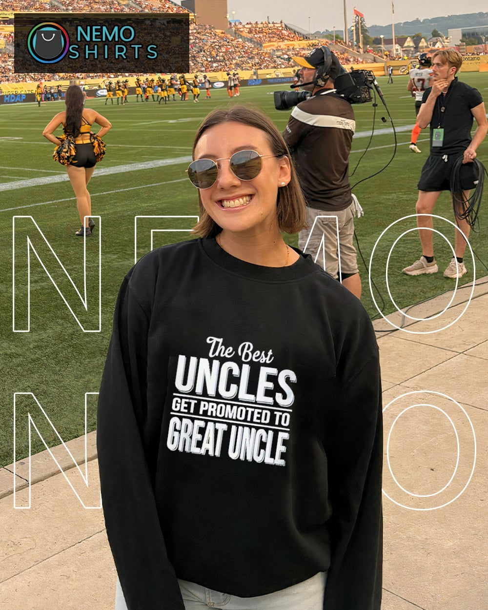 The best uncles get promoted to great uncle - Adult & Kids T-Shirts, Sweatshirts & Hoodies apparel design preview 4