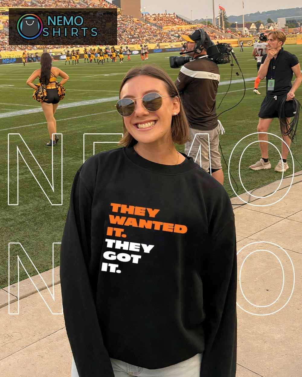 They want it got Chicago Bears - Adult & Kids T-Shirts, Sweatshirts & Hoodies apparel design preview 4