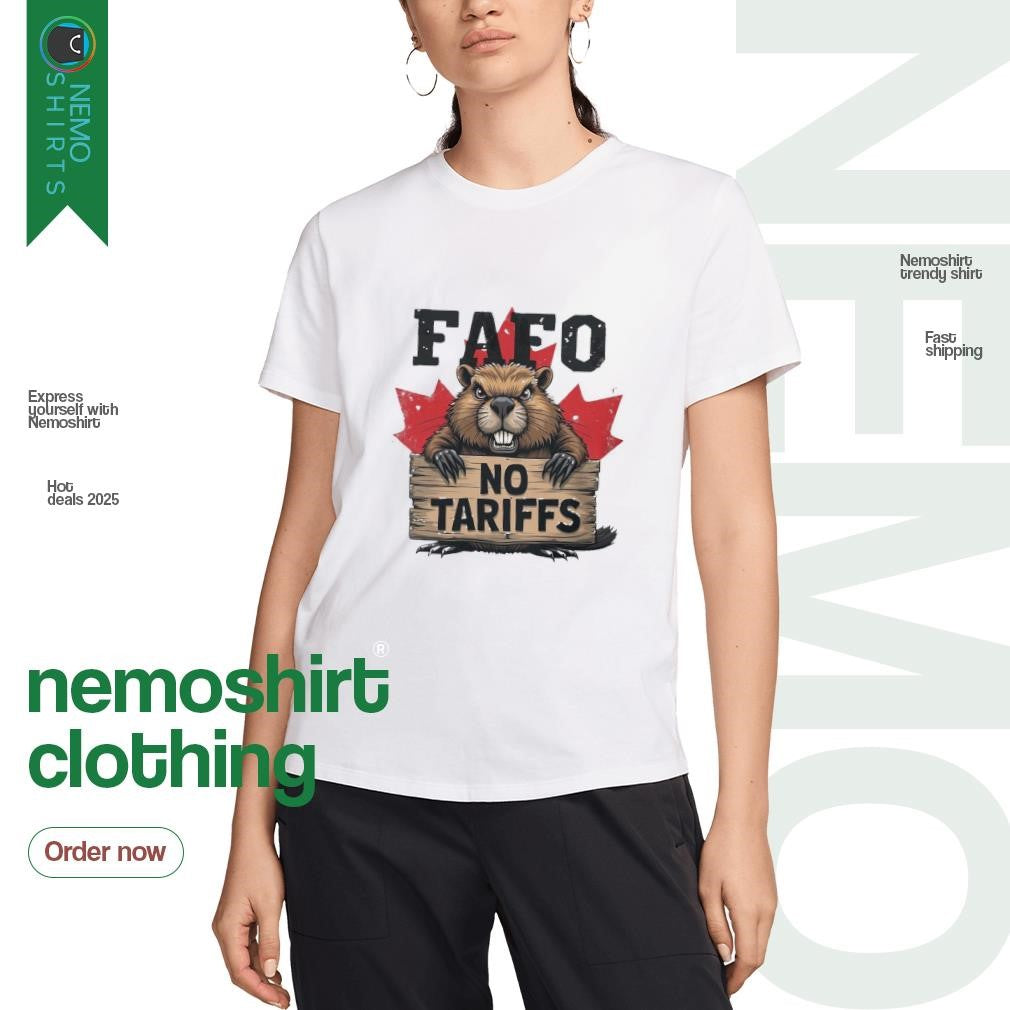 Canada Beaver FAFO no tariffs - Adult & Kids T-Shirts, Sweatshirts & Hoodies apparel design preview 3