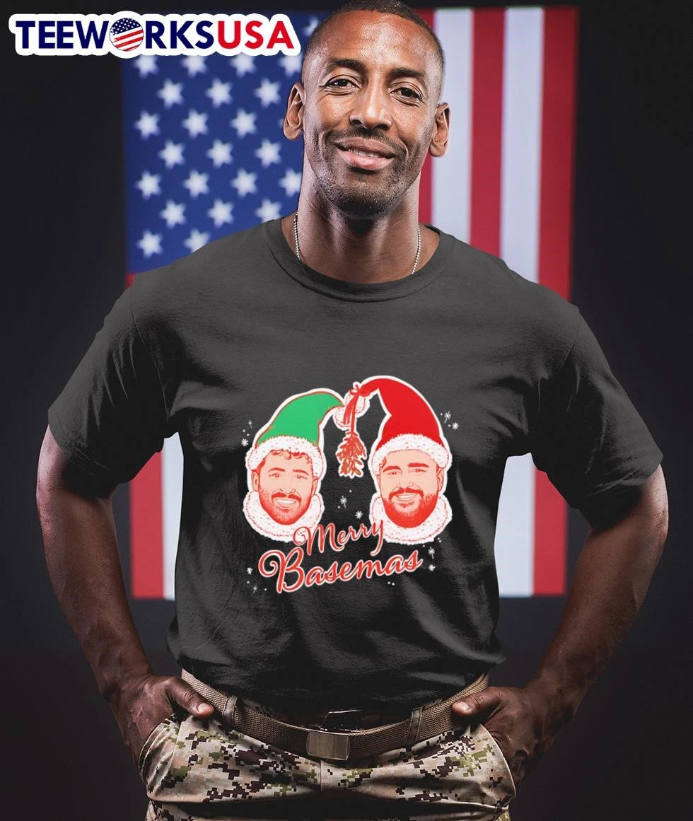 Santagato Studios Merry Basemas Graphic - Adult & Kids T-Shirts, Sweatshirts & Hoodies apparel design preview 1
