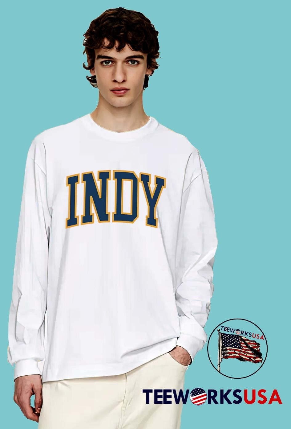 Where I'm From Indianapolis - Adult & Kids T-Shirts, Sweatshirts & Hoodies apparel design preview 4