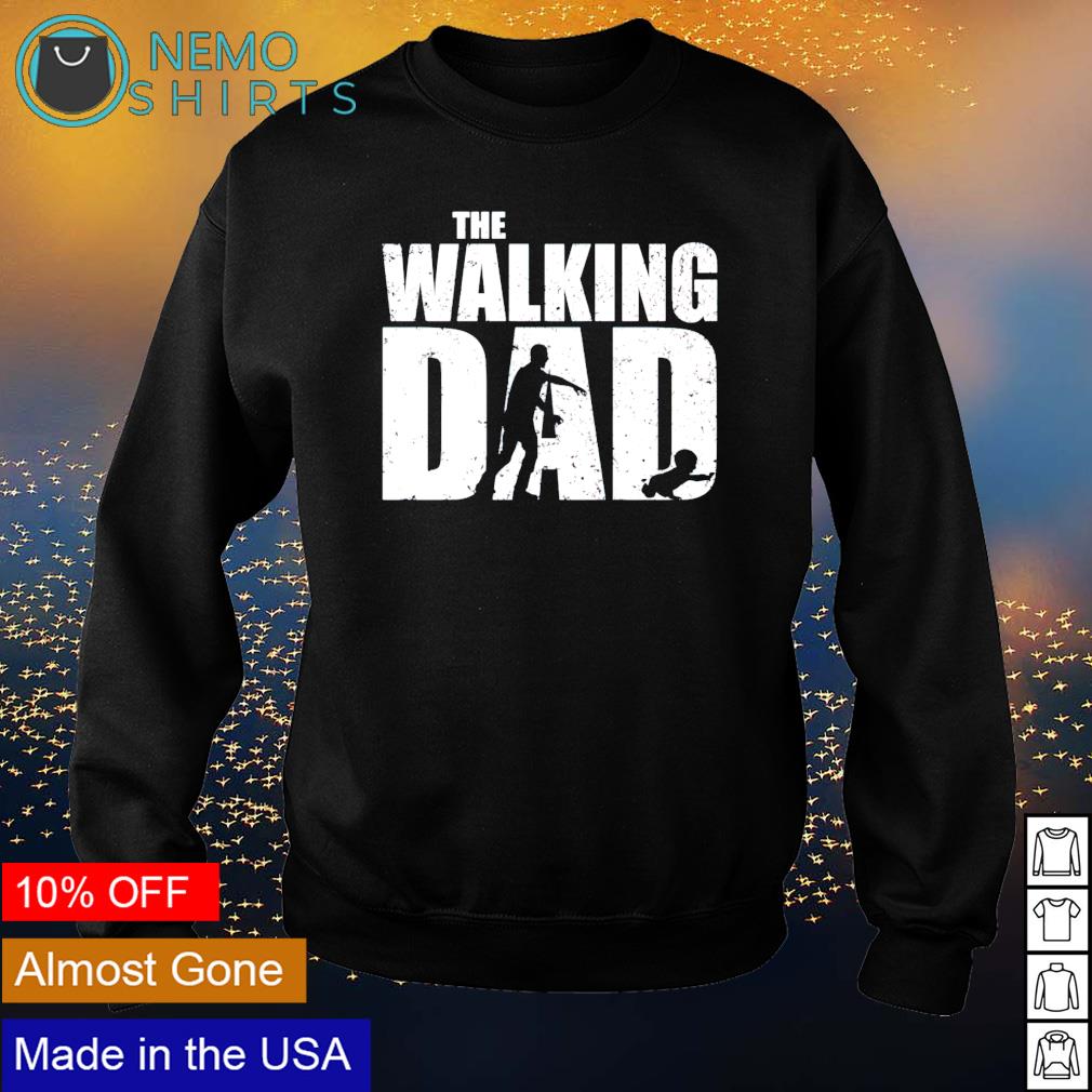 Zombie the walking dad - Adult & Kids T-Shirts, Sweatshirts & Hoodies apparel design preview 4