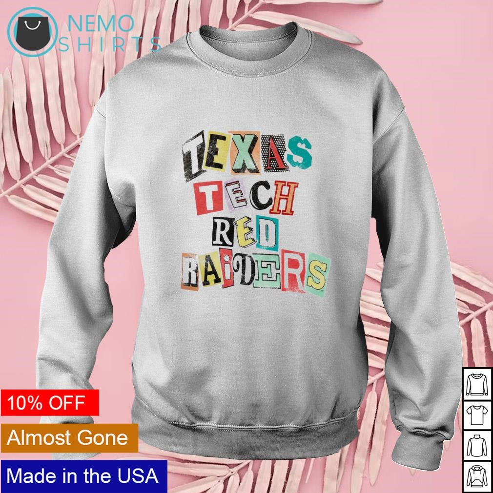 Texas Tech Red Raiders ransom note - Adult & Kids T-Shirts, Sweatshirts & Hoodies apparel design preview 3