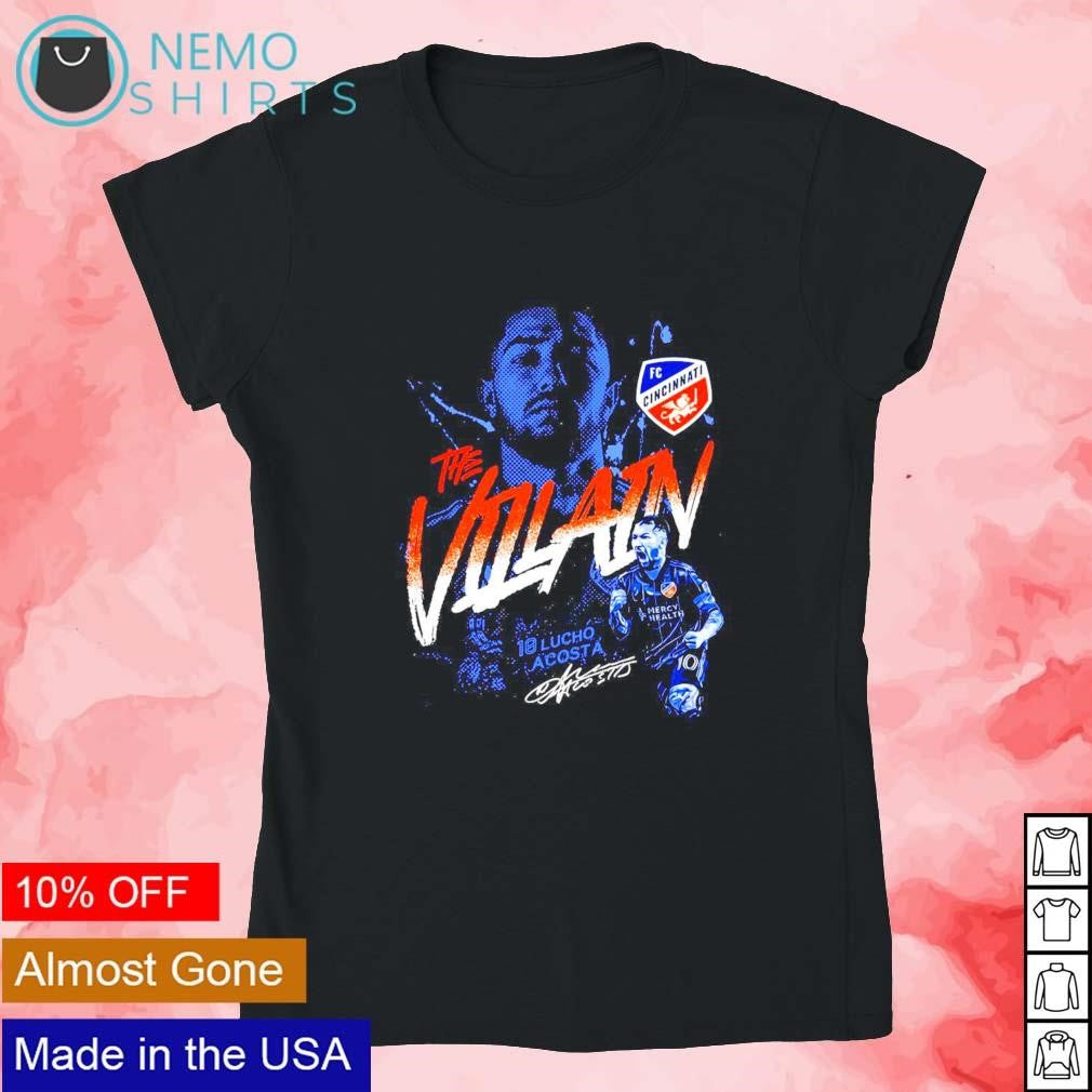 The Villain Luciano Acosta FC Cincinnati - Adult & Kids T-Shirts, Sweatshirts & Hoodies apparel design preview 4