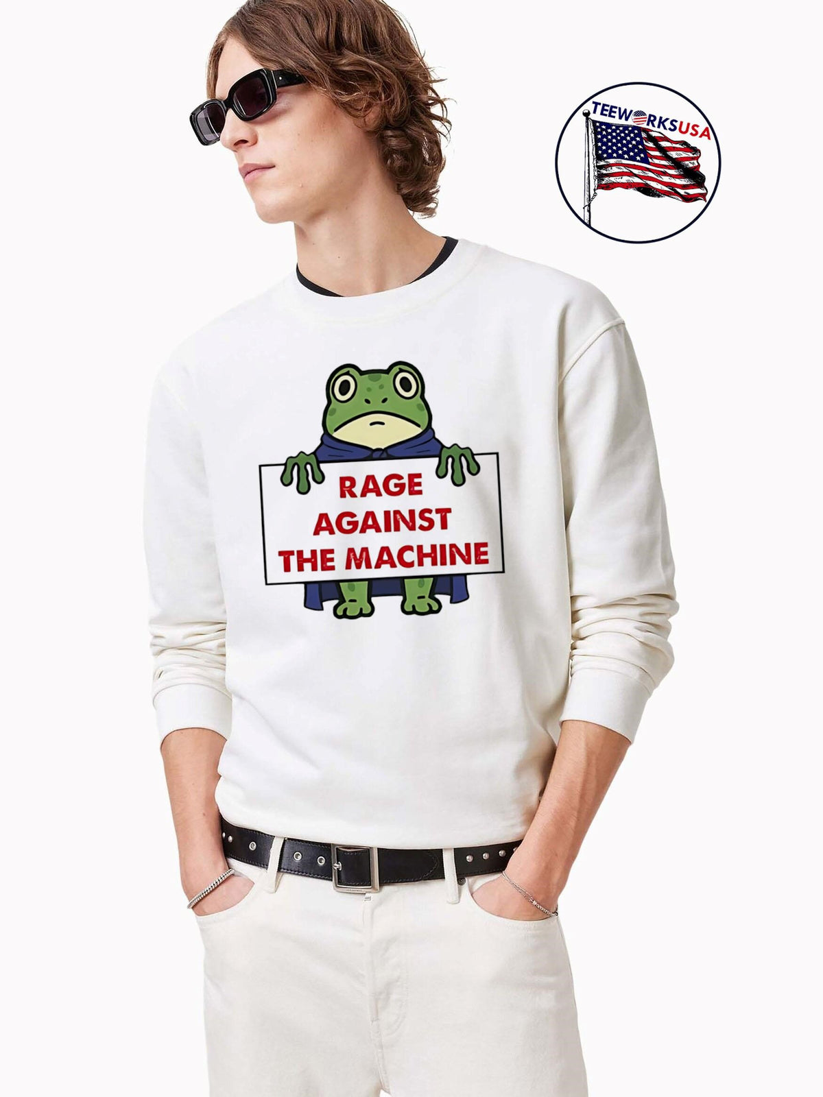 Anti Establishment Activist Rage Against The Machine - Adult & Kids T-Shirts, Sweatshirts & Hoodies apparel design preview 3