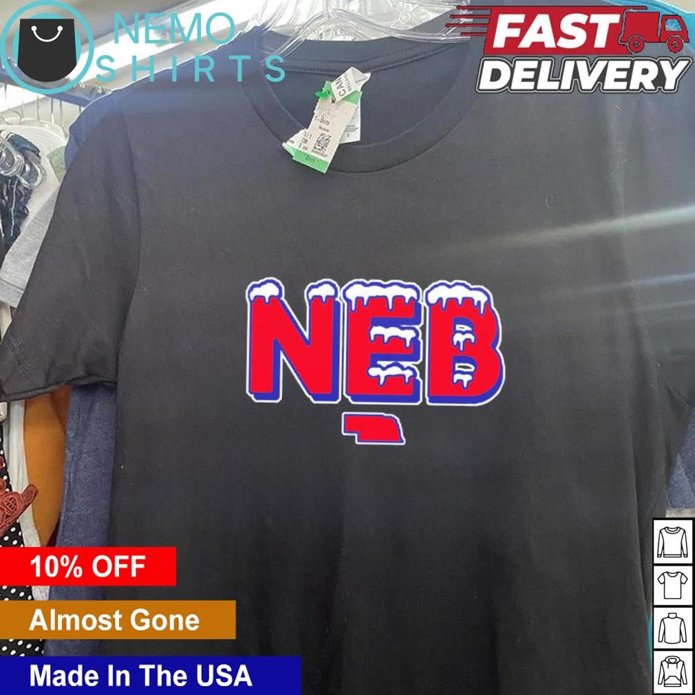 NEB Nebraska ice - Adult & Kids T-Shirts, Sweatshirts & Hoodies apparel design preview 1